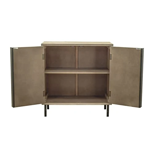 Kitchen Pantry Storage Cabinet, Retro Farmhouse Sideboard Buffet Cabinet With Shelf, Barn Door Coffee Bar Cabinet For Kitchen, Dining Room, Entryway, Hall,Natural 2 6 Kitchen Pantry Storage Cabinet, Retro Farmhouse Sideboard Buffet Cabinet With Shelf, Barn Door Coffee Bar Cabinet For Kitchen, Dining Room, Entryway, Hall,Natural 2 - Image 6