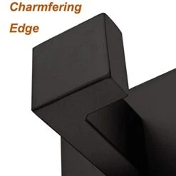 Nolimas 2 Pack Matte Black Towel Hook Stainless Steel Bathroom Rustproof Clothes Towel Coat Hook Wall Mounted Square Toilet Kitchen Heavy Duty Door Hanger 10 Nolimas 2 Pack Matte Black Towel Hook Stainless Steel Bathroom Rustproof Clothes Towel Coat Hook Wall Mounted Square Toilet Kitchen Heavy Duty Door Hanger -Songmics Furniture Shop 31lo0T6tPiL