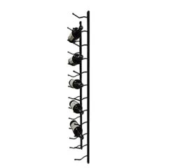 GENERIC RYB (4 Ft) Wine Rack Wall Mounted,Metal Wall Mounted Wine Rack 12 Bottles, Vertical Wine Rack Wall Mounted Including 12 Silicone Stoppers And One Bottle -Songmics Furniture Shop 31lrFD4CgdS