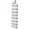Wall Mount Metal Wire Towel Storage Shelf Organizer Rack Holder With 9 Compartments, Shelves For Bathroom Towels  Towel Rack Holder Wall Mount Towel Holder Towel Rack Towel Rack Organizer White