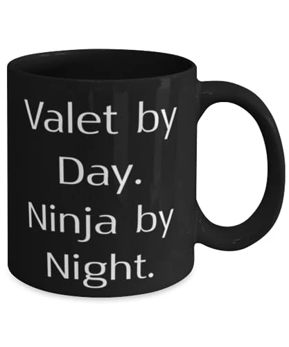 GENERIC Nice Valet Gifts, Valet By Day. Ninja By Night, Birthday 11oz 15oz Mug For Valet From Friends 2 GENERIC Nice Valet Gifts, Valet By Day. Ninja By Night, Birthday 11oz 15oz Mug For Valet From Friends - Image 2