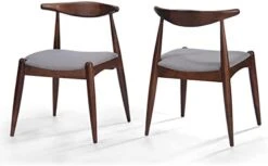 Christopher Knight Home Francie Fabric With Oak Finish Dining Chairs, 2-Pcs Set, Beige -Songmics Furniture Shop 31mZNitK1zL. AC