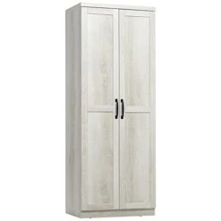 HOMCOM 63" 2-Door Kitchen Pantry, Freestanding Storage Cabinet With 2 Adjustable Shelves For Kitchen Or Living Room, White
