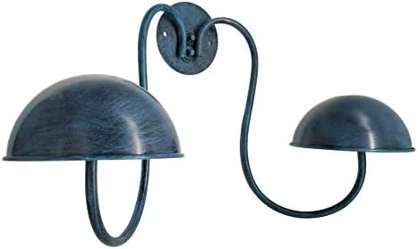 Owlgift Modern Metal Wall Mounted Entryway Retail Hat Rack/Wig Display Stand W/ 2 Circular Hat Hooks, Black 7 Owlgift Modern Metal Wall Mounted Entryway Retail Hat Rack/Wig Display Stand W/ 2 Circular Hat Hooks, Black - Image 7