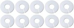 White Round Plastic Blank Rack Size Dividers - Multi-Pack (100) 9 White Round Plastic Blank Rack Size Dividers - Multi-Pack (100) -Songmics Furniture Shop 31n5UdsxihL. AC