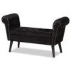 Baxton Studio 194-11956-AMZ Benches & Banquettes, Black