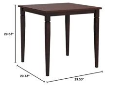 Winsome Kingsgate Dining Table, Walnut -Songmics Furniture Shop 31nbsWSMgML
