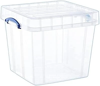 TEJAL 12 Gallon Commercial Flip Top Tote Storage Container (PACK OF 2) Industrial Plastic Storage Tote With Hinged Attached Lid (22.05 In. L X 15.40 In. W X 12.88 In. H) - Grey 14 TEJAL 12 Gallon Commercial Flip Top Tote Storage Container (PACK OF 2) Industrial Plastic Storage Tote With Hinged Attached Lid (22.05 In. L X 15.40 In. W X 12.88 In. H) - Grey - Image 14