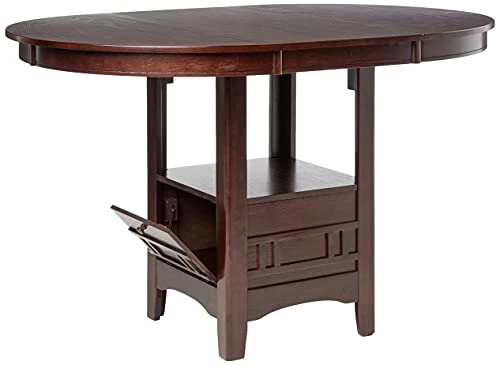 Coaster Furniture Lavon 5-Piece Storage Counter Table Dining Set Warm Brown 100888N-S5 3 Coaster Furniture Lavon 5-Piece Storage Counter Table Dining Set Warm Brown 100888N-S5 - Image 3