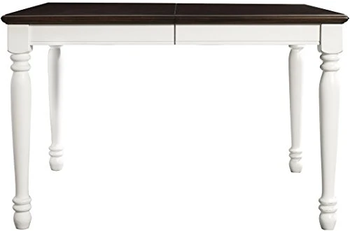 Crosley Furniture Shelby Dining Table, Expandable, Distressed White 2 Crosley Furniture Shelby Dining Table, Expandable, Distressed White - Image 2