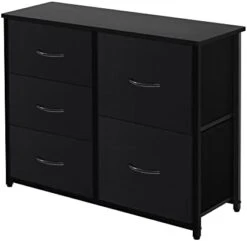 AZL1 Life Concept Storage Dresser Furniture Unit - Large Standing Organizer Chest For Bedroom, Office, Living Room, And Closet - 5 Drawer Removable Fabric Bins - Light Grey/White 22 AZL1 Life Concept Storage Dresser Furniture Unit - Large Standing Organizer Chest For Bedroom, Office, Living Room, And Closet - 5 Drawer Removable Fabric Bins - Light Grey/White -Songmics Furniture Shop 31ph0jLoBFL. AC