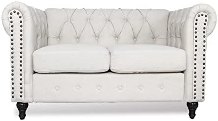 DRNCURN Chesterfield Sofa With Nail-Head For Living Room Office Sofa Set Modern Fabric Sofa Accent Tufted Chairs For Living Room 15 DRNCURN Chesterfield Sofa With Nail-Head For Living Room Office Sofa Set Modern Fabric Sofa Accent Tufted Chairs For Living Room - Image 15