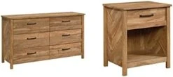 Sauder Cannery Bridge Dresser, Sindoori Mango Finish & Cannery Bridge Nightstand, Sindoori Mango Finish -Songmics Furniture Shop 31pxpZIQGL. AC