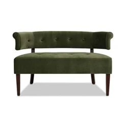 Jennifer Taylor Home Celia Love Seats, Olive Green Performance Velvet 10 Jennifer Taylor Home Celia Love Seats, Olive Green Performance Velvet -Songmics Furniture Shop 31qD2YyAjuL