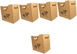 Operitacx 5pcs Box Filing Box Decorative Stash Box Book Storage Box Toy Organizer Bins Paper Sundries Box Magazine Storage Box Wood Magazine Box Sundries Organizing Box Book Kraft Box Desk 27 Operitacx 5pcs Box Filing Box Decorative Stash Box Book Storage Box Toy Organizer Bins Paper Sundries Box Magazine Storage Box Wood Magazine Box Sundries Organizing Box Book Kraft Box Desk -Songmics Furniture Shop 31qp9IRZxmL. AC