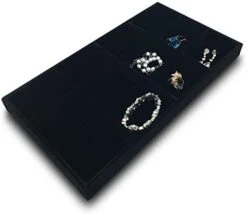 The Display Guys - Stackable Jewelry Organizer And Display Tray - For Drawers, Dressers, Store, Businesses (15 Compartments, Black Burlap) 28 The Display Guys - Stackable Jewelry Organizer And Display Tray - For Drawers, Dressers, Store, Businesses (15 Compartments, Black Burlap) -Songmics Furniture Shop 31r2PqjpPUL. AC