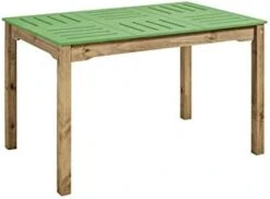 Manhattan Comfort Stillwell Dining Table, Red -Songmics Furniture Shop 31reNIlIMoL. AC