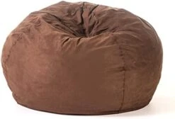 Christopher Knight Home Waldo 5 Foot Bean Bag, 5 Ft, French Roast -Songmics Furniture Shop 31rzaxRWVXL. AC