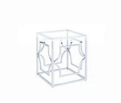 Coaster Home Furnishings Mischa Dining Table Base, Chrome