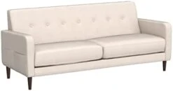 Mellow Adair Mid-Century Modern Loveseat/Sofa/Couch With Armrest Pockets, Tufted Linen Fabric, Light Grey 14 Mellow Adair Mid-Century Modern Loveseat/Sofa/Couch With Armrest Pockets, Tufted Linen Fabric, Light Grey -Songmics Furniture Shop 31snxAcbzsL. AC