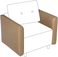 LLappuil Modular Sofa Middle Module With Storage For Customizable Sectional Couch, Accent Armless Chair, Waterproof, Anti-Scratch And Antistatic Fabric Sectional, Brown 25 LLappuil Modular Sofa Middle Module With Storage For Customizable Sectional Couch, Accent Armless Chair, Waterproof, Anti-Scratch And Antistatic Fabric Sectional, Brown -Songmics Furniture Shop 31spkFuW1lL. AC 1