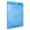 AcePlus® Double 2-Disc Blu-Ray Cases With 12mm Standard Thickness, Screen Printed Logo And Clear Wrap Around Sleeve (10-Pack)