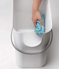 Rotho Albula Recycle Waste Bin With Lid L, Plastic (PP), Multicoloured, Blue/Anthracite, 2 X 25 Litres (2 X 40x23.5x34cm), 40 X 23.5 X 34 Cm -Songmics Furniture Shop 31t4JMGAnQL