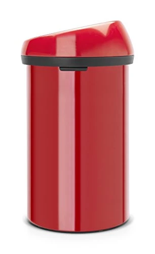 Brabantia 402487 Trash Can With Lid, Passion Red, 13.2 Gal (60 L), Touch Bin 2 Brabantia 402487 Trash Can With Lid, Passion Red, 13.2 Gal (60 L), Touch Bin - Image 2