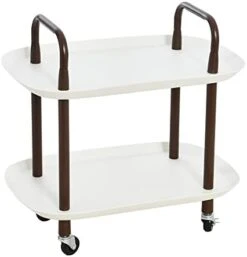 Main + Mesa Modern Plastic And Metal 2-Tier Trolley, Black And Dark Green 16 Main + Mesa Modern Plastic And Metal 2-Tier Trolley, Black And Dark Green -Songmics Furniture Shop 31tPVDiJTGL. AC