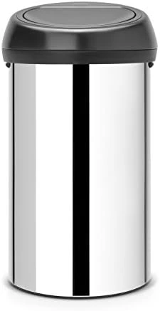 Brabantia 402487 Trash Can With Lid, Passion Red, 13.2 Gal (60 L), Touch Bin 8 Brabantia 402487 Trash Can With Lid, Passion Red, 13.2 Gal (60 L), Touch Bin - Image 8