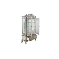 Acme Furniture Dresden Curio Cabinet, Vintage Bone White -Songmics Furniture Shop 31tpQMDYaOL