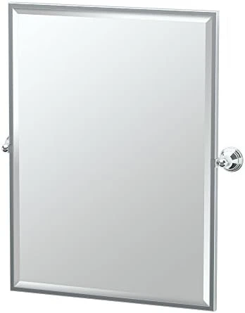 Gatco 4359FS Charlotte Framed Large Rectangle Mirror, Chrome 4 Gatco 4359FS Charlotte Framed Large Rectangle Mirror, Chrome - Image 4