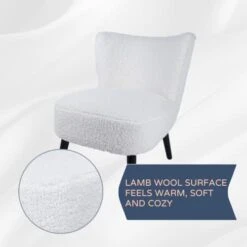 Artos Modern Velvet Upholstered Dining Chair With Metal Legs For Home Kitchen Bedroom Living Room (White) 10 Artos Modern Velvet Upholstered Dining Chair With Metal Legs For Home Kitchen Bedroom Living Room (White) -Songmics Furniture Shop 31uqJCTpvLL