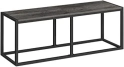 HOOBRO Dining Benches, Pair Of 2 Benches, 47.2 Inch Table Bench, Industrial Style Indoor Bench, Steel Frame, Easy To Assemble, For Kitchen, Dining Room, Rustic Brown And Black BF12CDP201 -Songmics Furniture Shop 31v6JGRnDOL. AC