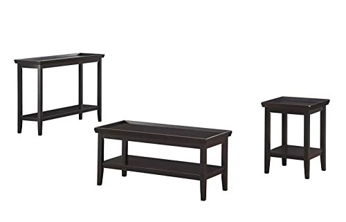 Convenience Concepts Ledgewood Console Shelf Table, Black 5 Convenience Concepts Ledgewood Console Shelf Table, Black - Image 5