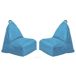 Factory Direct Partners 13302-RS Cali Alpine Sack Bean Bag Chair, Dirt-Resistant Coated Oxford Fabric - Raspberry (2-Pack) -Songmics Furniture Shop 31vM1E57XJS