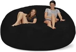 Chill Sack Bean Bag Chair: Giant 8' Memory Foam Furniture Bean Bag - Big Sofa With Soft Micro Fiber Cover - Olive -Songmics Furniture Shop 31wIxdy2MhL. AC