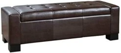 Christopher Knight Home Guernsey Fabric Storage Ottoman, Charcoal -Songmics Furniture Shop 31wjnOZ2kBL. AC