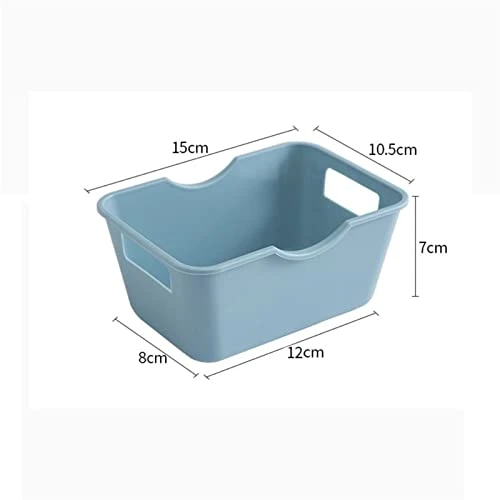 AMAYYAsnh Under Bed Storage Portable Storage Basket Desktop Sundries Storage Box (Color : 4) 2 AMAYYAsnh Under Bed Storage Portable Storage Basket Desktop Sundries Storage Box (Color : 4) - Image 2