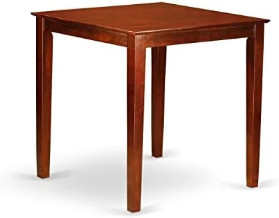 East West Furniture Room PBT-BLK-T Mid Century Modern Dining Table With Cherry Square Tabletop And 36 X 36 X 36-Black Finish, 36", Black & Cherry 4 East West Furniture Room PBT-BLK-T Mid Century Modern Dining Table With Cherry Square Tabletop And 36 X 36 X 36-Black Finish, 36", Black & Cherry - Image 4