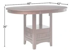 Coaster Furniture Lavon 5-Piece Storage Counter Table Dining Set Warm Brown 100888N-S5 7 Coaster Furniture Lavon 5-Piece Storage Counter Table Dining Set Warm Brown 100888N-S5 -Songmics Furniture Shop 31xD4G8XrzL