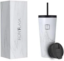 IRON °FLASK Tumbler - Airtight Leak-Proof, Durable Stainless Steel Bottle - Double Walled, Drinking Cup, Hot & Cold Insulated Thermo Tumblers - Coffee & Water Travel Mug, 32 Ounces -Songmics Furniture Shop 31xSFBGSIQL. AC