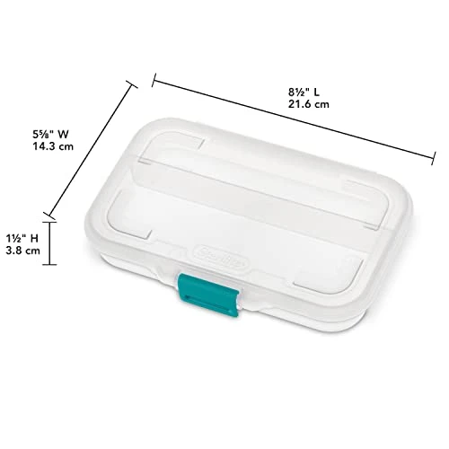 Sterilite Divided Box Small Storage, Clear 2 Sterilite Divided Box Small Storage, Clear - Image 2