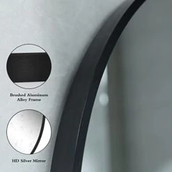 GLSLAND Circle Mirror, Gold Round Wall Mirror 24 Inch, Round Vanity Mirror For Bathrooms, Entryways, Living Rooms And Wall Decor 17 GLSLAND Circle Mirror, Gold Round Wall Mirror 24 Inch, Round Vanity Mirror For Bathrooms, Entryways, Living Rooms And Wall Decor -Songmics Furniture Shop 31yP7rd7YBL