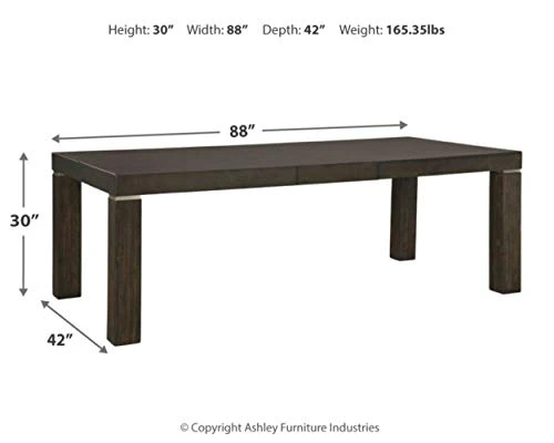 Signature Design By Ashley Hyndell Dining Table, Brown 3 Signature Design By Ashley Hyndell Dining Table, Brown - Image 3