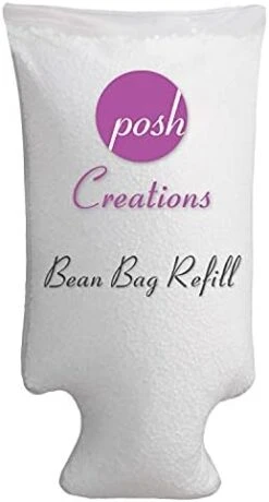 Posh Creations Filling Bean Bag Refill, 100 L, White With EZ-Pour Zipper Spout -Songmics Furniture Shop 31yk3I1XUtL. AC