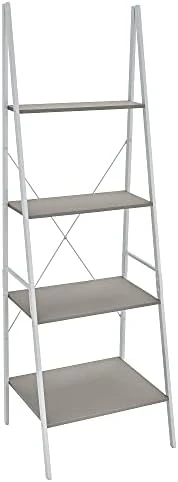ClosetMaid 1316 4-Tier Wood Ladder Shelf Bookcase, Gray 6 ClosetMaid 1316 4-Tier Wood Ladder Shelf Bookcase, Gray - Image 6