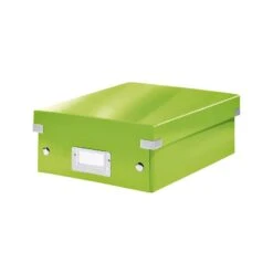 Leitz 60570054 Organiser Box, Click And Store, Wow Range, Small, Green