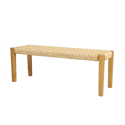 Christopher Knight Home Isaac Indoor Modern Industrial Acacia Wood Bench, Brown, Teak Finish 1 Christopher Knight Home Isaac Indoor Modern Industrial Acacia Wood Bench, Brown, Teak Finish