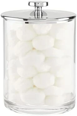 MDesign Large Modern Apothecary Storage Organizer Canister Jars - Plastic Containers For Bathroom, Organization Holder For Vanity, Counter, And Makeup Tables, Lumiere Collection, Clear/Mint Green 13 MDesign Large Modern Apothecary Storage Organizer Canister Jars - Plastic Containers For Bathroom, Organization Holder For Vanity, Counter, And Makeup Tables, Lumiere Collection, Clear/Mint Green -Songmics Furniture Shop 31zROd2iFML. AC